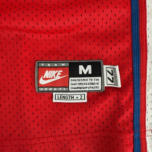 Vintage Nike Boys M Jersey 76ers Allen Iverson Philadelphia Rewind 77 90s Plus 2 - Picture 2 of 15